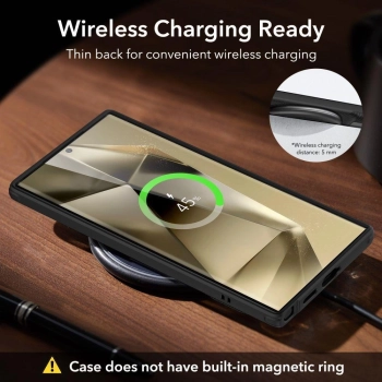Etui ESR Air Shield Boost na Samsung Galaxy S24 Ultra - czarne
