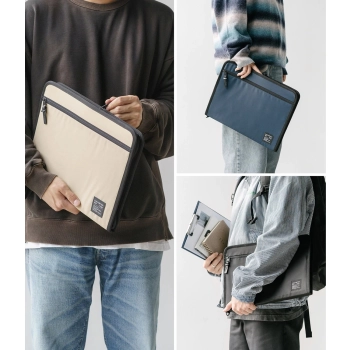 Pokrowiec Ringke Smart Zip Pouch na laptopa do 13'' z podstawką - granatowy