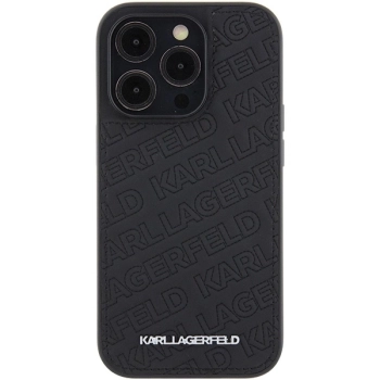 Etui Karl Lagerfeld Quilted K Pattern na iPhone 15 Pro Max - czarne