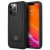 Etui Mercedes Leather Urban do iPhone 15 Pro - czarne