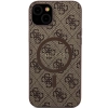 Etui Guess 4G Collection Leather Metal Logo MagSafe na iPhone 15 / 14 / 13 - brązowe