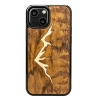 Etui drewniane na iPhone 13 Mini Bewood Góry Imbuia