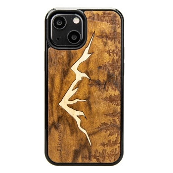 Etui drewniane na iPhone 13 Mini Bewood Góry Imbuia