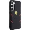 Etui Ferrari Hot Stamp Lines na Samsung Galaxy S23 - czarne