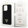 Etui Guess Rhinestone Triangle na iPhone 14 Pro - czarne