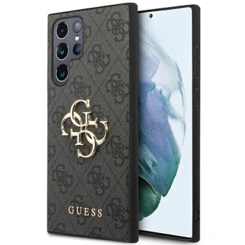 Etui Guess 4G Big Metal Logo na Samsung Galaxy S24 Ultra - czarne