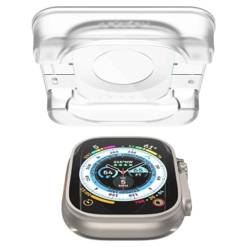 Szkło hartowane Spigen Glas.tR EZ Fit na Apple Watch Ultra (49 mm) - 2 szt.