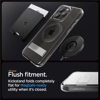 Spigen Ultra Hybrid S MagSafe, graphite - iPhone 15 Pro