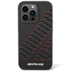 Etui AMG Checkered Flag Pattern MagSafe na iPhone 14 Pro Max - czarne
