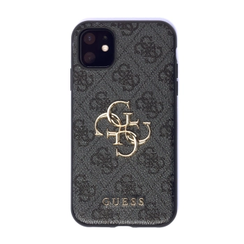 Etui Guess 4G Big Metal Logo na iPhone 11 / Xr - szare