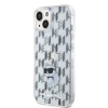 Etui Karl Lagerfeld Monogram Choupette na iPhone 15 - przezroczyste