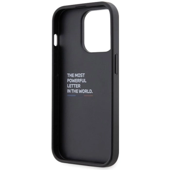 Etui BMW Grip Hot Stamp na iPhone 14 Pro - czarne