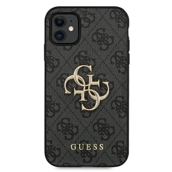 Etui Guess 4G Big Metal Logo na iPhone 11 / Xr - szare