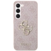 Etui Guess 4G Big Metal Logo na Samsung Galaxy S23 - różowe