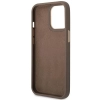 Etui Guess 4G Vintage Gold Logo na iPhone 14 Pro Max - brązowe