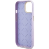 Etui Guess Glitter Glossy Script do iPhone 15 - liliowe
