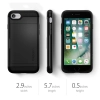 Etui Spigen Slim Armor CS na iPhone 7 / 8 / SE 2020 / SE 2022 - czarne