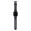 Kingxbar CYF106 2w1 pancerne etui Apple Watch SE, 9, 8, 7, 6, 5, 4, 3, 2, 1 (41, 40, 38 mm) z paskiem szare
