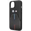 Etui BMW Stamped Tricolor Stripe na iPhone 14 - czarne
