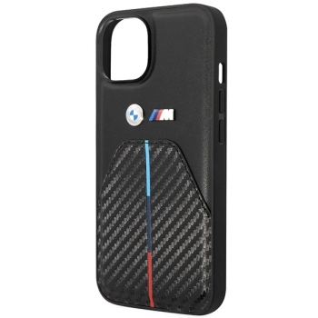 Etui BMW Stamped Tricolor Stripe na iPhone 14 - czarne