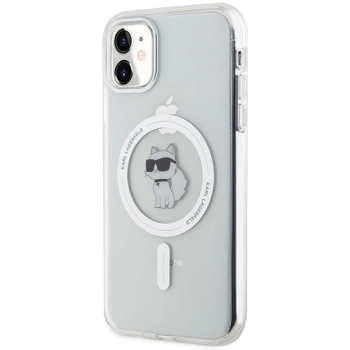 Etui Karl Lagerfeld IML Choupette MagSafe na iPhone 11 / Xr - przezroczyste