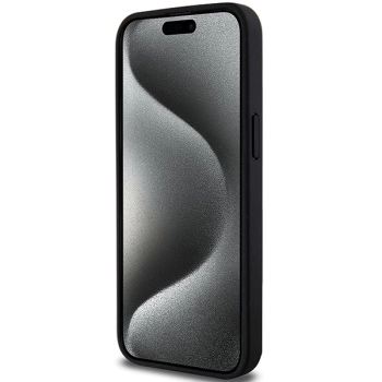 Etui BMW Perforated Twisted Line MagSafe na iPhone 15 Pro - czarne