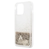 Etui Guess Glitter Charms na iPhone 14 Pro Max - złote