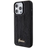 Etui Guess Sequin Script Metal na iPhone 15 Pro - czarne