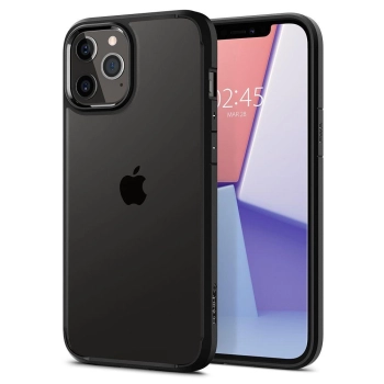 Etui Spigen Ultra Hybrid na iPhone 12 / iPhone 12 Pro - czarny mat