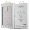 Etui Guess 4G Metal Gold Logo na iPhone 15 Pro Max - różowe