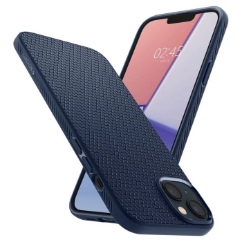 Etui Spigen Liquid Air na iPhone 14 Plus - niebieskie