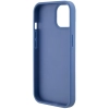 Etui Guess Crossbody 4G Metal Logo do iPhone 15 - niebieskie