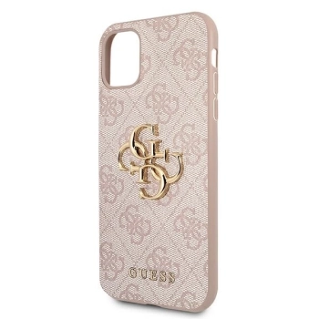 Etui Guess 4G Big Metal Logo na iPhone 11 / Xr - różowe