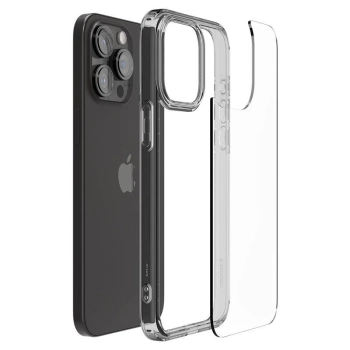 Etui Spigen Ultra Hybrid na iPhone 15 Pro Max - przezroczysto-szare
