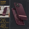 Etui Caseology Parallax Mag z MagSafe na iPhone 15 Pro - burgundowe