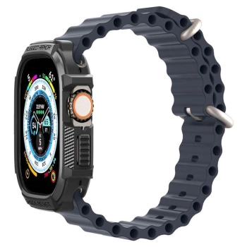 Etui Spigen Rugged Armor na Apple Watch Ultra (49 mm) - czarny mat