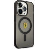 Etui Ferrari Translucent MagSafe na iPhone 14 Pro Max - czarne