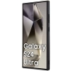 Etui Karl Lagerfeld Fixed Glitter Ikonik Logo Metal Pin na Samsung Galaxy S24 Ultra - czarne