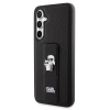 Etui Karl Lagerfeld Gripstand Saffiano Karl&Choupette Pins na Samsung Galaxy S23 FE - czarne