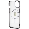 Etui Ferrari Outline MagSafe na iPhone 14 - przezroczyste