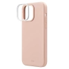 Etui Uniq Lino na iPhone 14 Pro Max - różowe