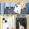 Kingxbar Sky Series luksusowe etui z Kryształami Swarovskiego na iPhone 13 Pro złoty (Dew)
