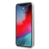 Etui Guess 4G Big Liquid Glitter na iPhone 12 Pro Max - srebrne