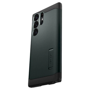 Etui Spigen Tough Armor na Samsung Galaxy S23 Ultra - ciemnozielone