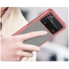 Outer Space Case etui do Xiaomi Poco X4 Pro 5G pokrowiec z elastyczną ramką czerwone