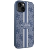 Etui Guess 4G Printed Stripes MagSafe na iPhone 14 - niebieskie