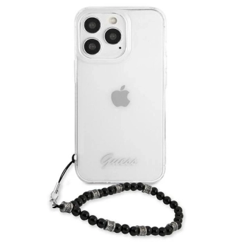Etui Guess Black Pearl na iPhone 13 Pro Max - przezroczyste