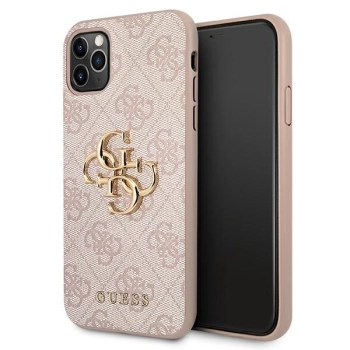 Etui Guess 4G Big Metal Logo na iPhone 11 Pro - różowe