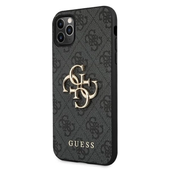 Etui Guess 4G Big Metal Logo na iPhone 11 Pro Max - szare