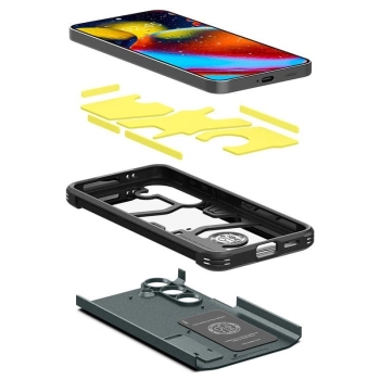 Etui Spigen Tough Armor na Samsung Galaxy S24 - ciemnozielone